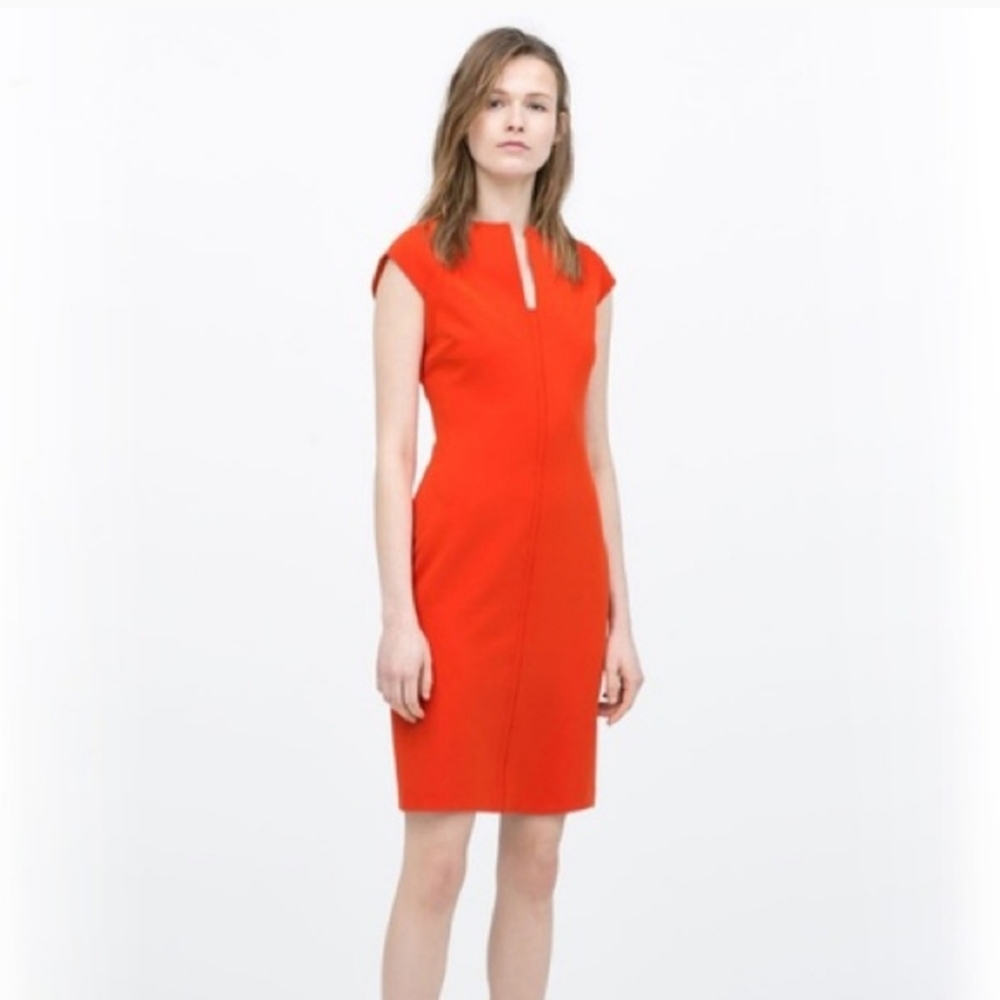 Zara Orange Dress